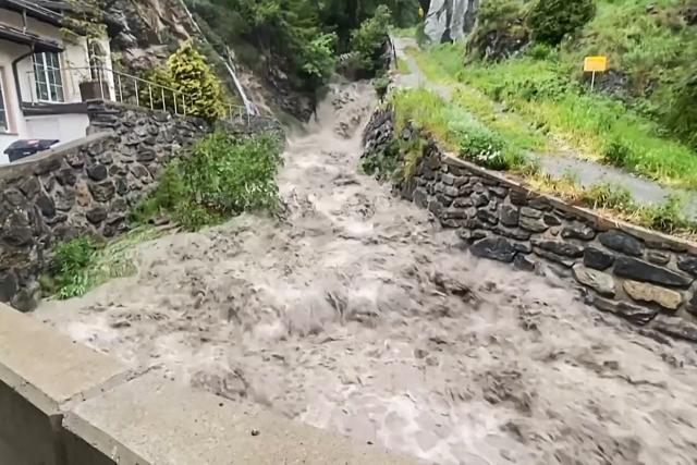 Switzerland flood images