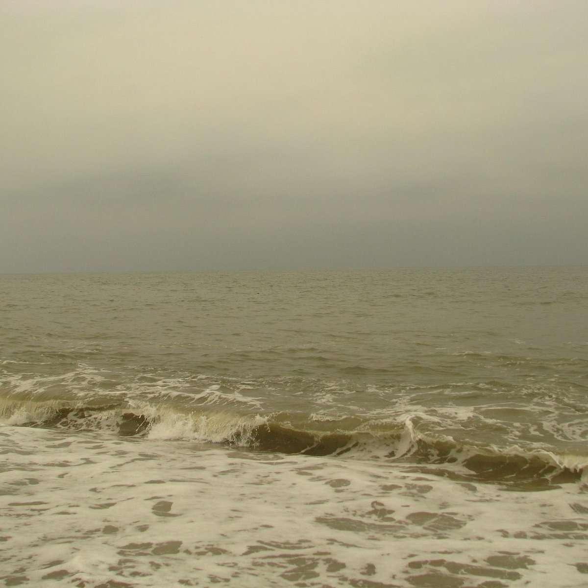 waves crashing on a beach