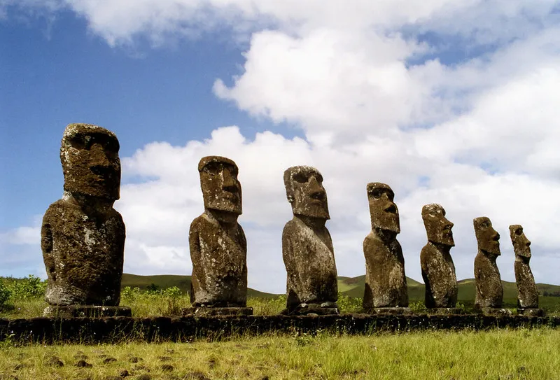 easter island attractions Ahu Akivi