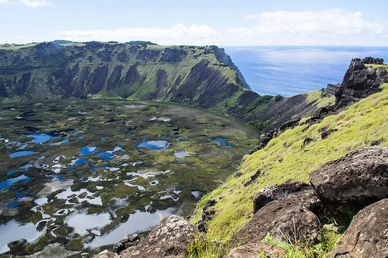 easter island attractions Orongo & Rano Kau