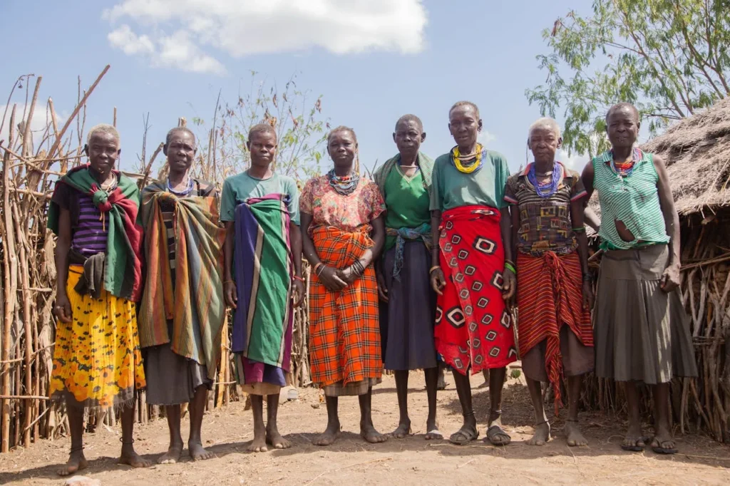 maasai tribe women village