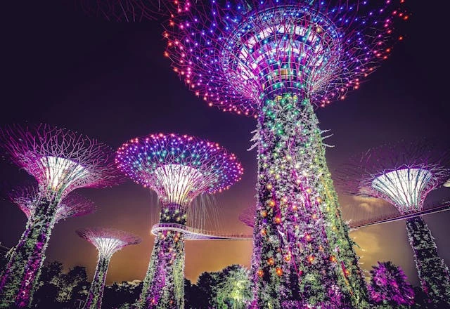 Gardens by the bay famous places in Singapore to visit