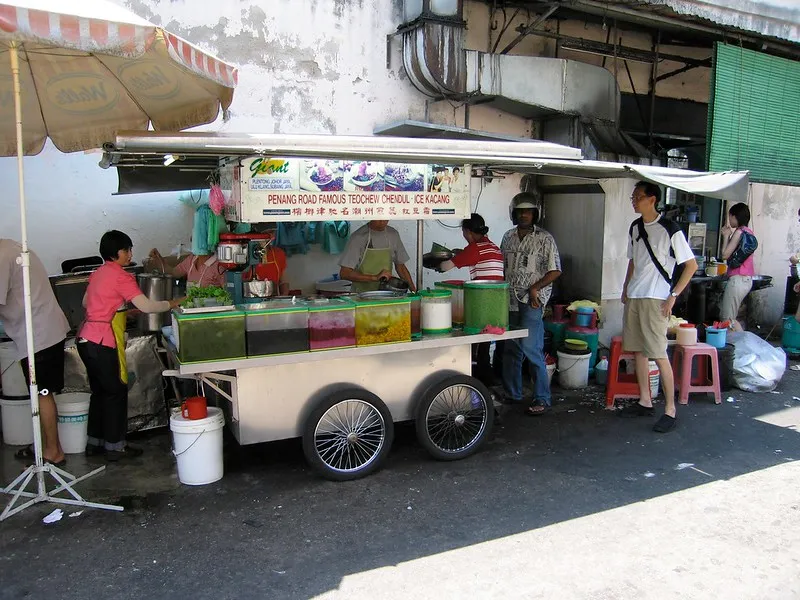 Hawker stall Teochew chendul