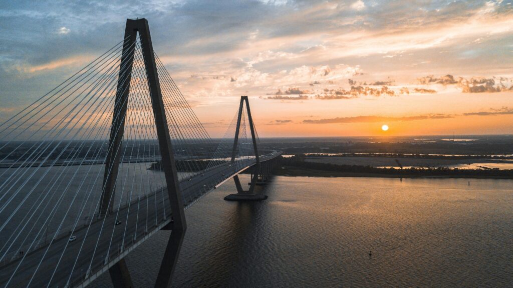 best sunset in charleston